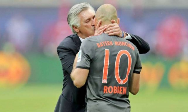 Ein Bild vergangener Tage: Carlo Ancelotti und Arjen Robben