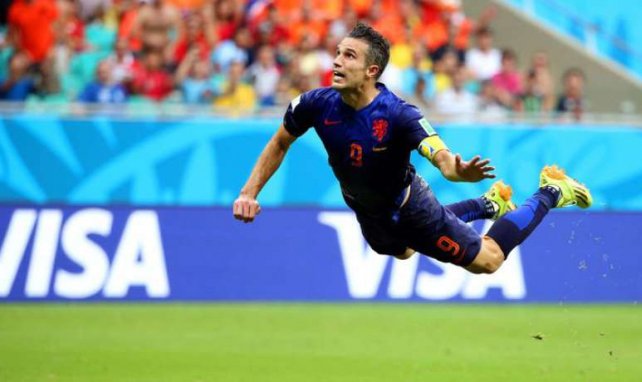 Ein Flug für die Geschichtsbücher: Robin van Persie trifft zum 1:1 gegen Spanien