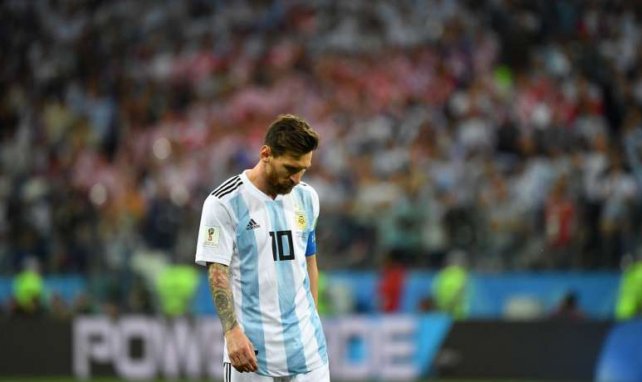 Einsam, allein und überfordert: Leo Messi im Nationaltrikot