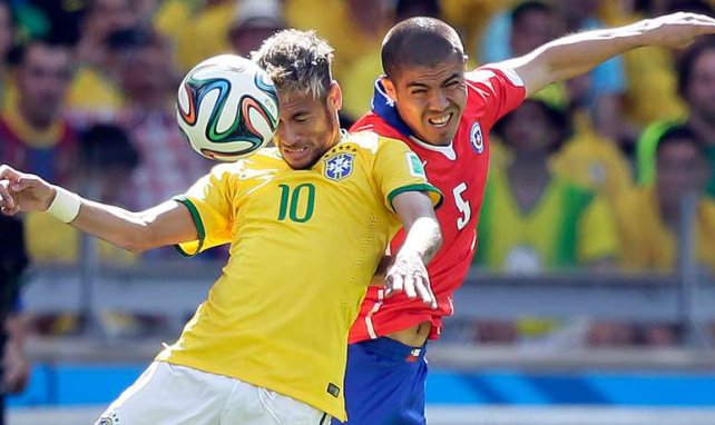 Francisco Silva zeigte im Achtelfinale gegen Brasilien eine starke Partie
