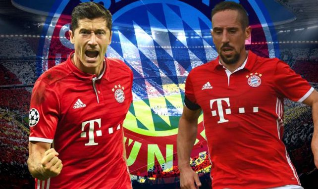 Lewandowski und Ribéry binden sich langfristig an die Bayern