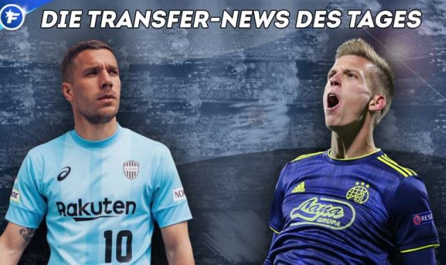 Lukas Podolski (l.) und Dani Olmo finden neuen Klubs