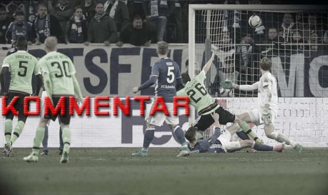 Mit dem Auswärtstor zum 1:3 enden die Schalker Europa League-Träume