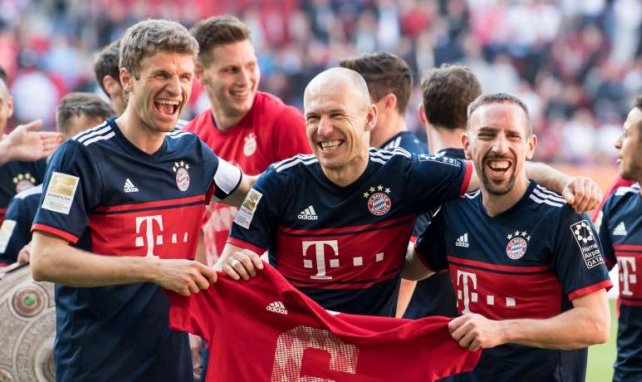 Müller, Robben und Ribéry haben gut lachen