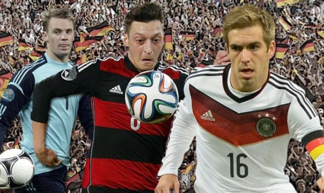 Neuer, Özil und Lahm greifen nach dem WM-Pokal