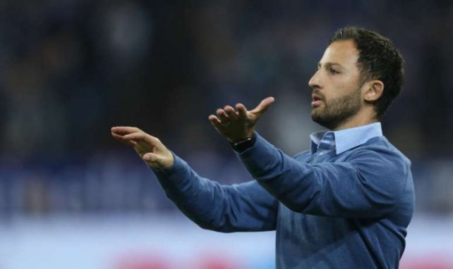 Schalke-Trainer Domenico Tedesco hofft weiter auf einen Meyer-Verbleib