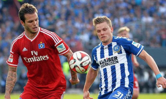 Scheitere in der Relegation haarscharf am HSV: Philipp Max (r.)