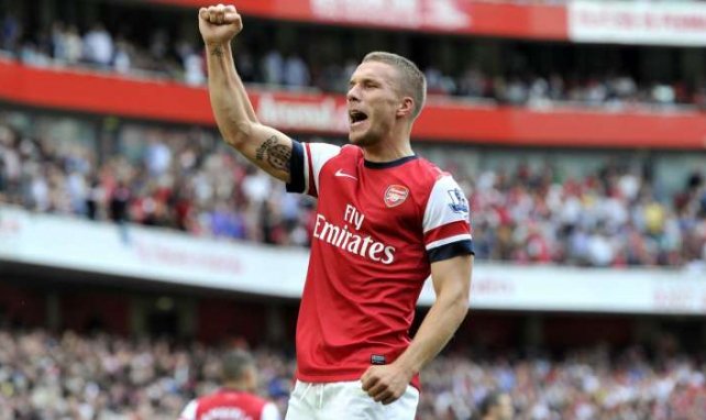 Seine Auftritte lassen sich die Fans einiges kosten: Lukas Podolski vom FC Arsenal