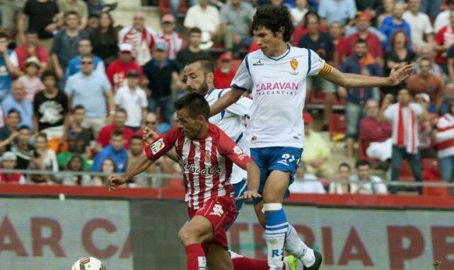 Spielte zuletzt für Real Saragossa: Jesús Vallejo (r.)