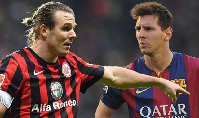 Zwei der besten Torjäger Europas: Alex Meier und Lionel Messi