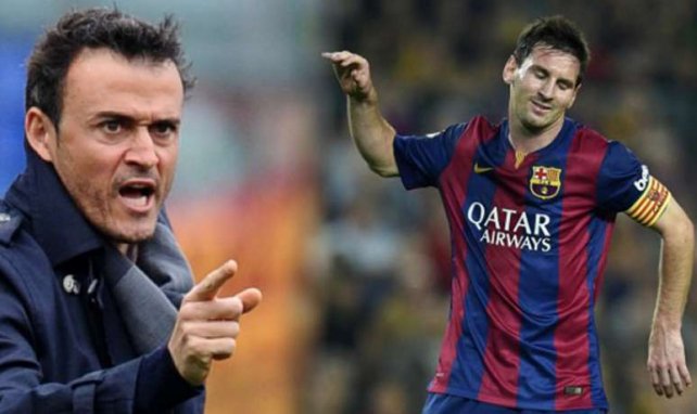 Zwischen Luis Enrique und Leo Messi herrscht dicke Luft