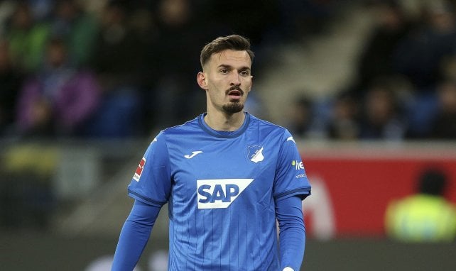 Mergim Berisha für die TSG im Einsatz