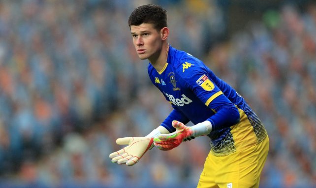Illan Meslier im Trikot von Leeds