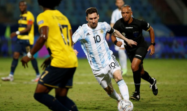 Lionel Messi im Trikot der argentinischen Nationalmannschaft