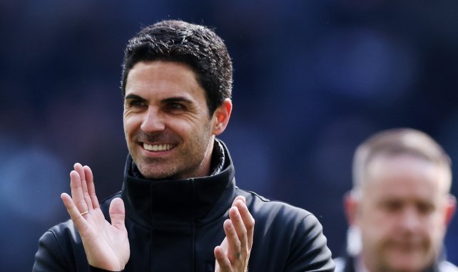 Mikel Arteta ist glücklich