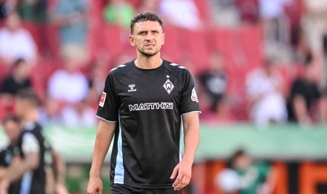 Milos Veljkovic im Trikot von Werder Bremen