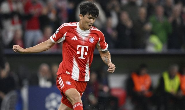 Minjae Kim im Bayern-Trikot
