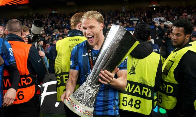 Mitchel Bakker gewann mit Atalanta Bergamo 2023/24 die Europa League