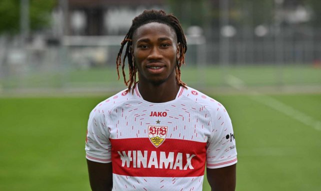 Mohamed Sankoh im Trikot des VfB Stuttgart