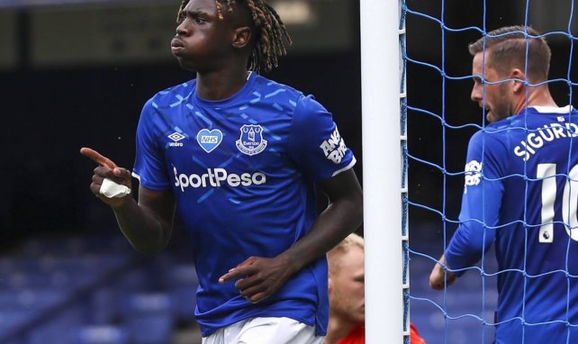Ein seltenes Bild: Moise Kean jubelt über ein Tor für Everton