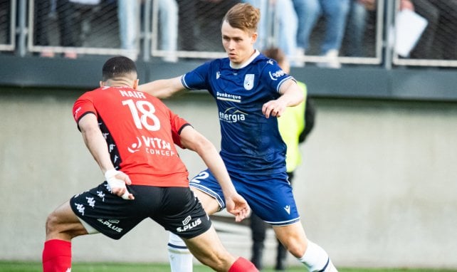 Naatan Skyttä im Zweikampf