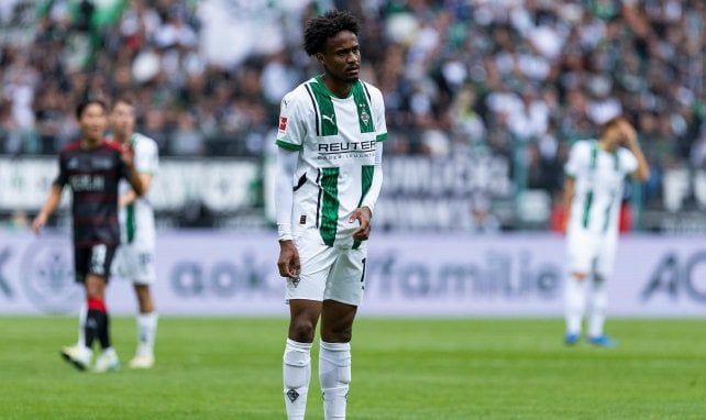 Nathan Ngoumou im Einsatz für Borussia Mönchengladbach