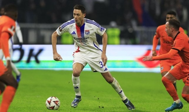 Matic für Lyon gegen Eintracht Frankfurt.