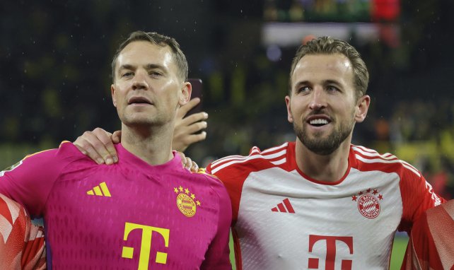 Manuel Neuer & Harry Kane im Trikot des FC Bayern