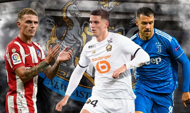 Transferkandidaten in Newcastle: Trippier, Botman und Ramsey (v.l.n.r.)