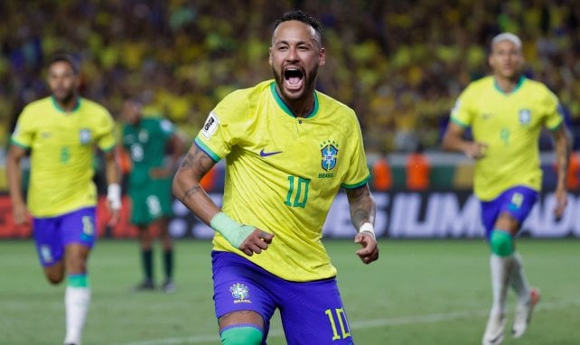 Neymar im Brasilien-Trikot
