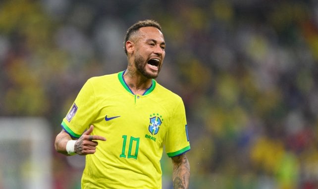 Neymar im Trikot der Nationalmannschaft