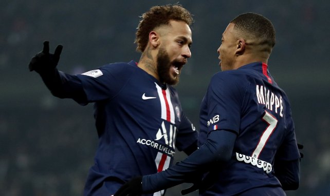 Neymar (l.) und Kylian Mbappé können sich französischer Meister 2019/20 nennen