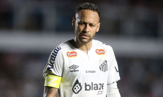 Neymar im Santos-Trikot