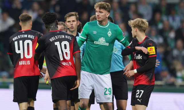 Nick Woltemade im Einsatz für Werder Bremen