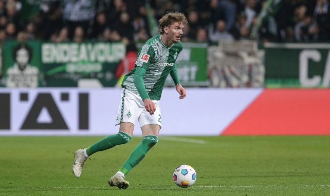 Nick Woltemade im Einsatz für Werder Bremen