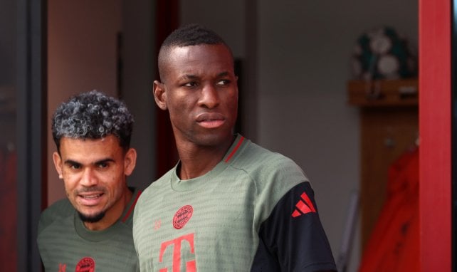 Nicolas Jackson im Bayern-Training