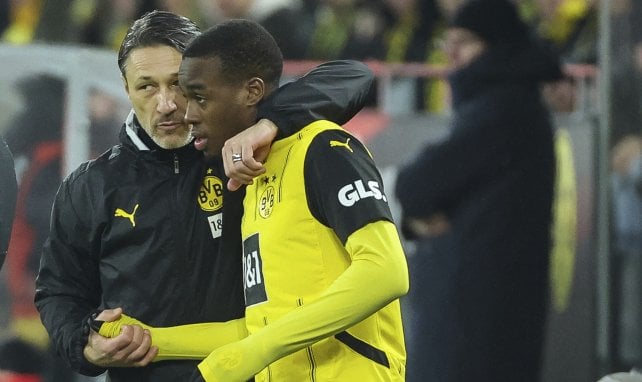 Niko Kovac und Jamie Gittens