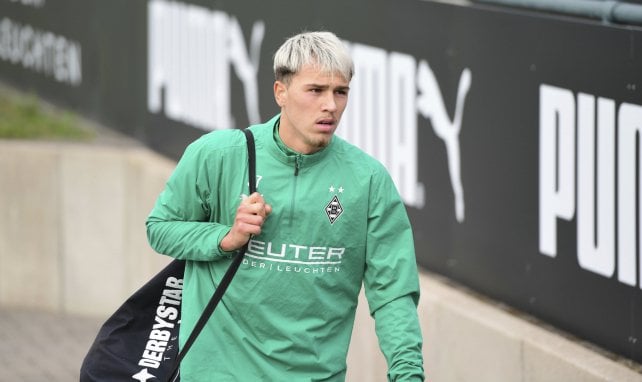 Noah Pesch im Gladbach-Outfit