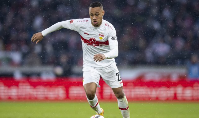 Nikolas Nartey im Trikot des VfB Stuttgart