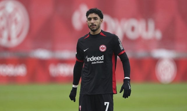 Omar Marmoush für Frankfurt im Einsatz