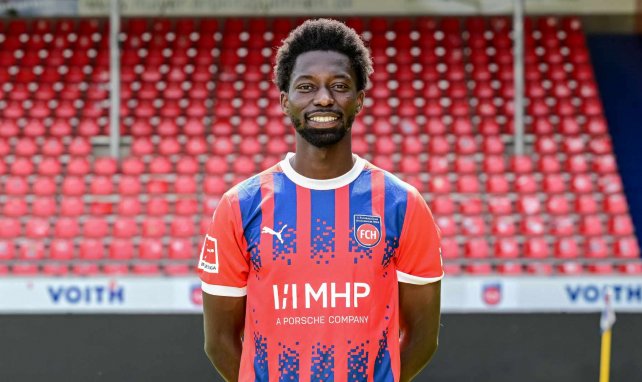 Omar Traoré im Trikot des 1. FC Heidenheim