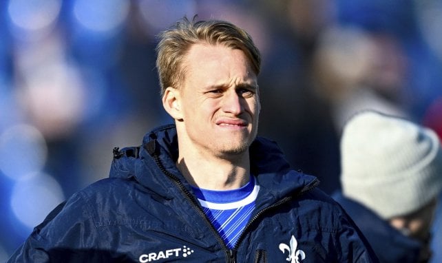 Oscar Vilhelmsson im Trainingsanzug