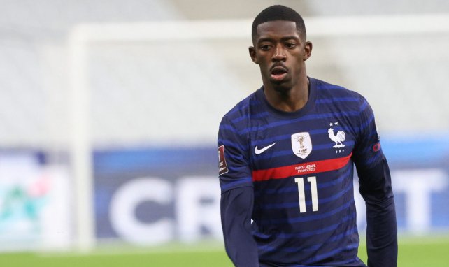 Ousmane Dembélé im Trikot der französischen Nationalmannschaft
