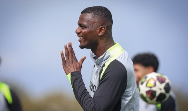 Ousmane Diomande im Training