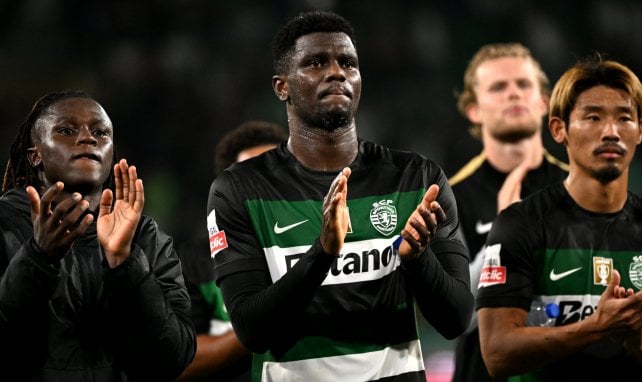 Ousmane Diomande applaudiert