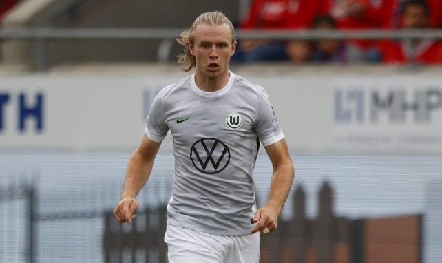 Patrick Wimmer im Trikot des VfL Wolfsburg