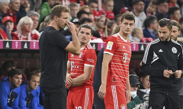 Julian Nagelsmann mit Benjamin Pavard