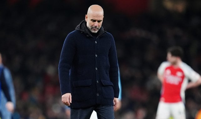 Pep Guardiola durchlebt mit Manchester City eine schwache Saison