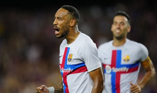 Pierre-Emerick Aubameyang jubelt über einen Treffer