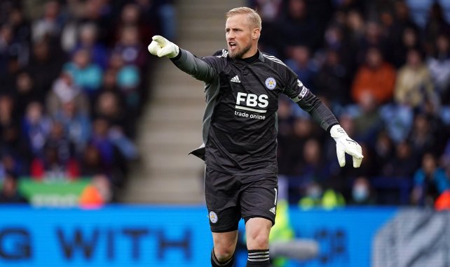 Kasper Schmeichel im Trikot von Leicester City
